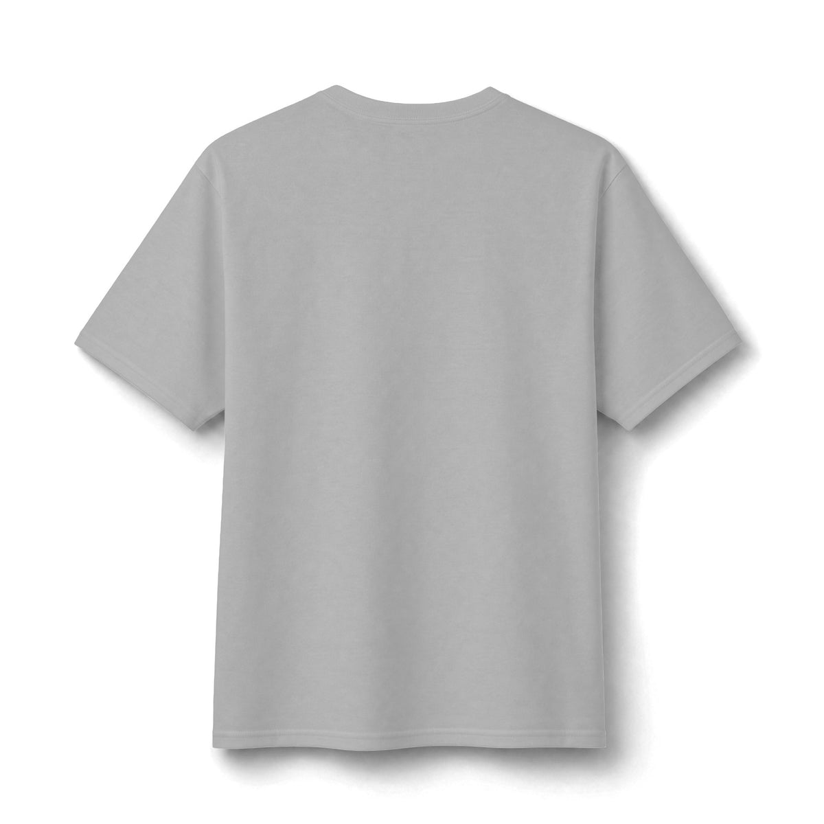 Vif Minimalist Tee — Small Chest Script on Orange Cotton-Poly T-Shirt