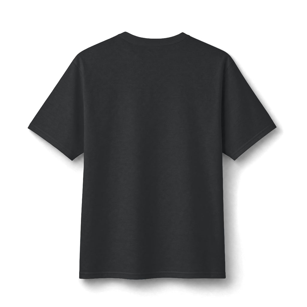 Vif Minimalist Tee — Small Chest Script on Orange Cotton-Poly T-Shirt