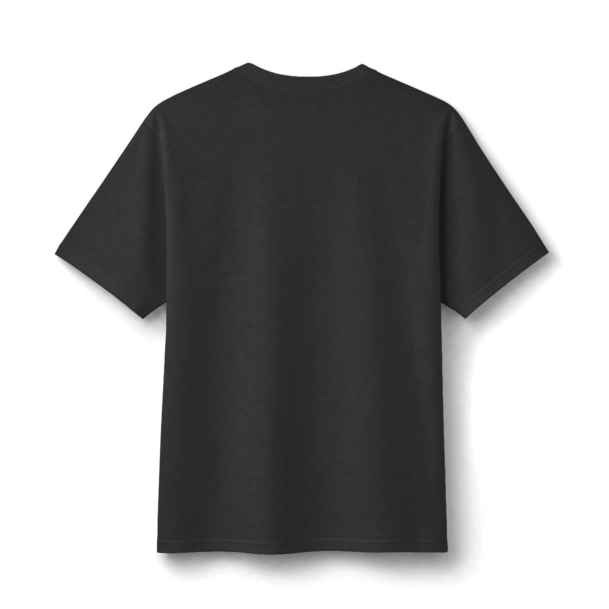 Vif Minimalist Tee — Small Chest Script on Orange Cotton-Poly T-Shirt